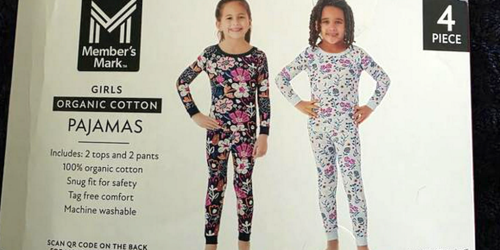 WOW! Kid’s 4-Piece Pajama Sets from $5.81 on SamsClub.com