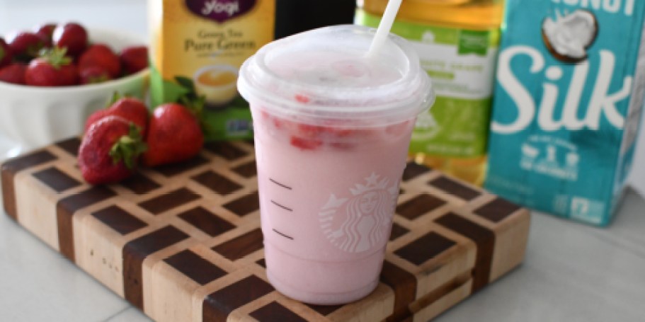 This Homemade Starbucks Pink Drink is Sweet, Creamy, and Perfect for Hot Days!