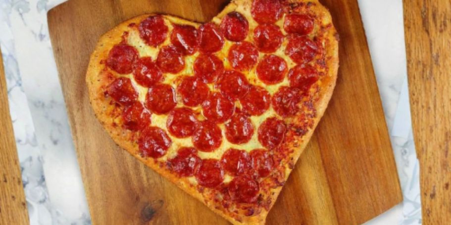 Pizza Hut’s Heart-Shaped Pizza Is Back (+ Score FREE Large 1-Topping Pizza!)