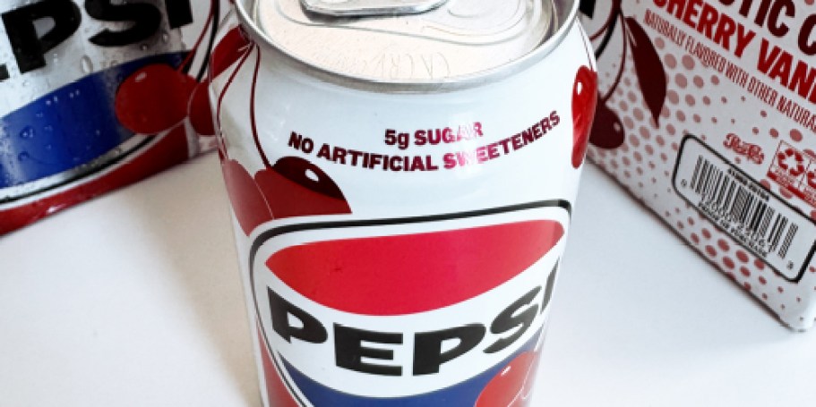 Pepsi Cherry Vanilla Prebiotic Soda 8-Pack Just $5.70 Shipped on Amazon