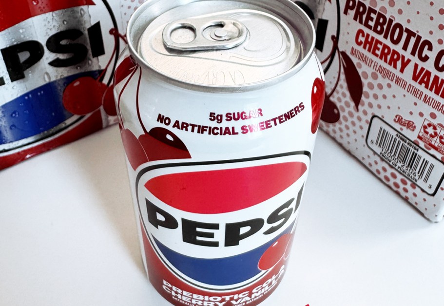 Pepsi Cherry Vanilla Prebiotic Soda 8-Pack Just $5.70 Shipped on Amazon