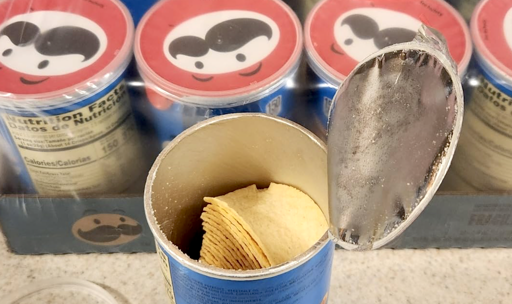 Pringles chips mini c&acirc;ns 