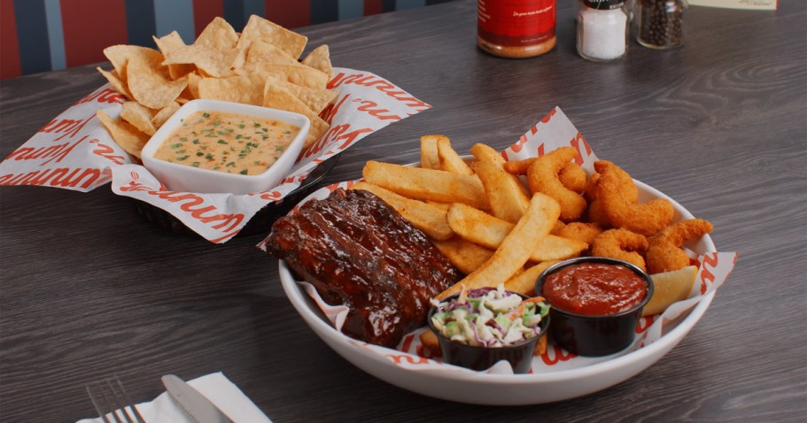 Get TWO Red Robin Half-Entrees, Two Sides, & Appetizer or Dessert for Just $17.99