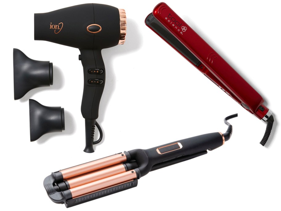 hair dryer, straightener, and waver 