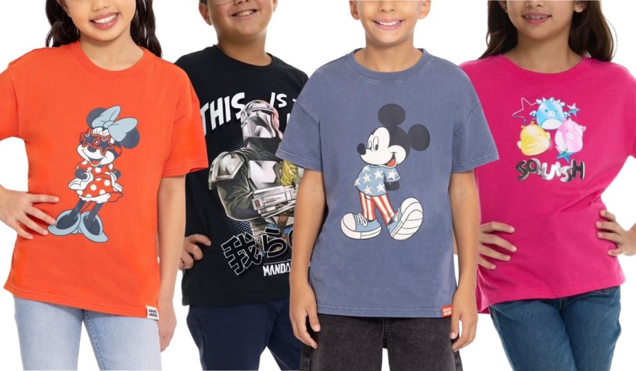 sams club kids character tees