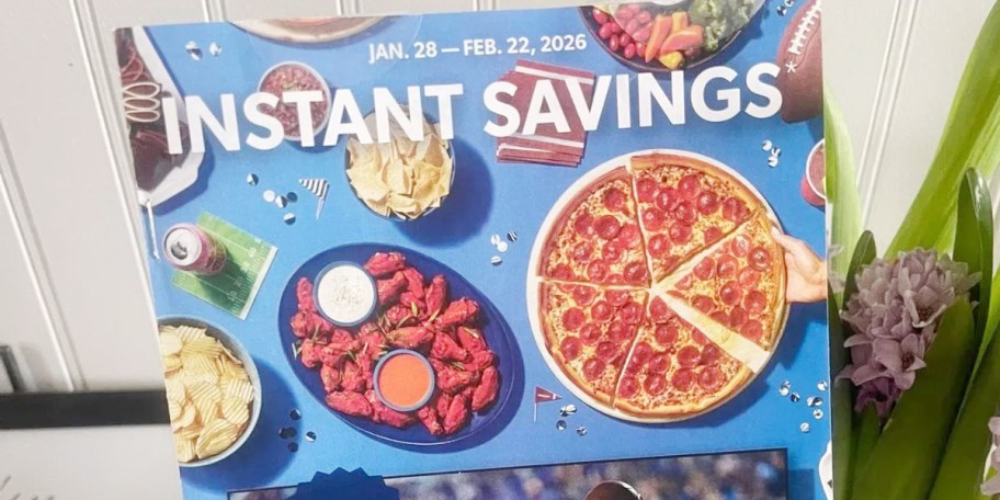 instant savings flyer 