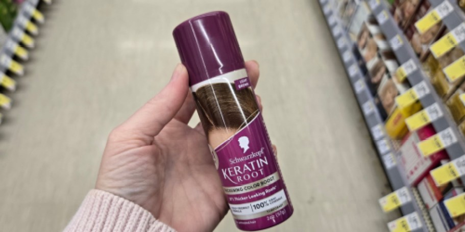 Stock Up Deal: Buy 2, Get 1 FREE Schwarzkopf® Keratin Root 2-in-1 Color and Thickening Spray (Just $8.66 Each)