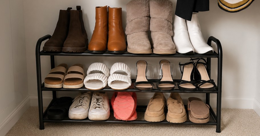Expandable Shoe Rack Just $10.98 on Amazon (Reg. $22)