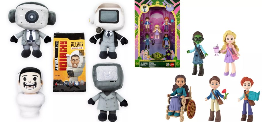 skibidi toilet and wicked toys 