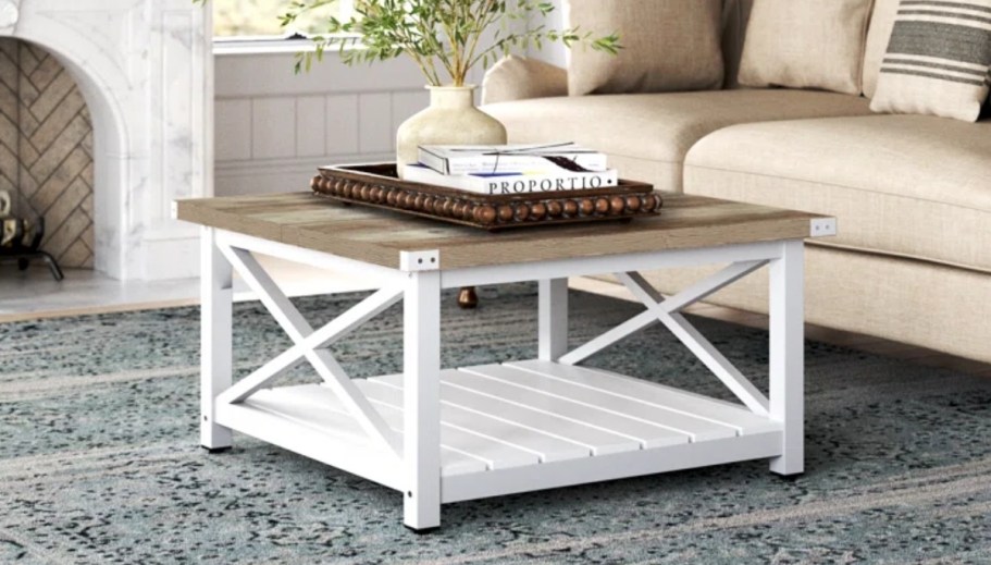 Up to 80% Off Wayfair Coffee Tables | Farmhouse Style Only $86 Shipped