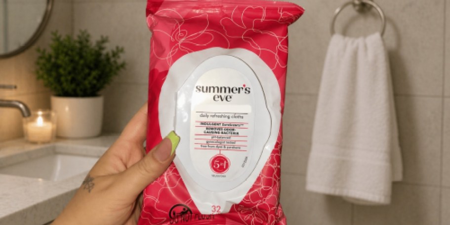 Summer’s Eve Cleansing Cloths 128-Count Only $5 Shipped on Amazon (Reg. $17)