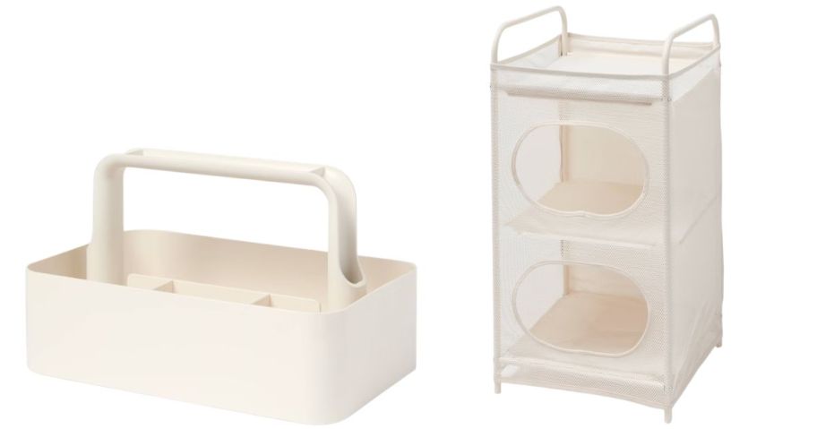 stock image of two target storage items 