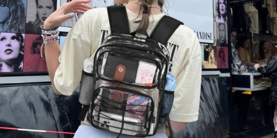 Clear Backpack Just $9.99 on Amazon (Reg. $20)