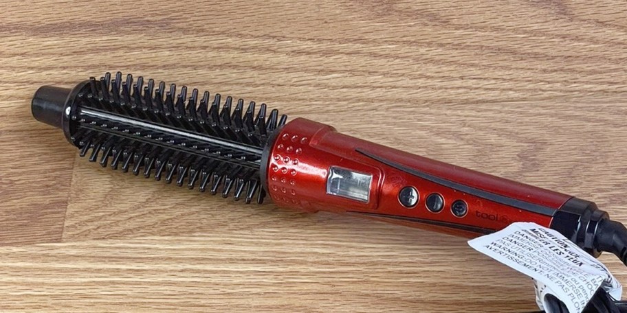 red and black iron brush