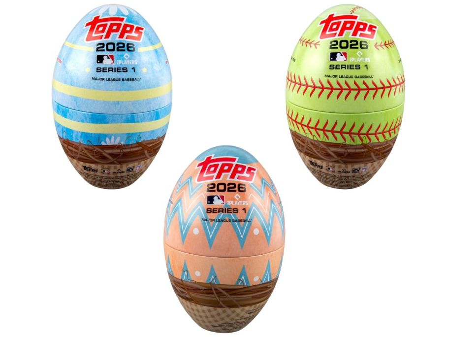 three 2026 Topps MLB Series 1 Baseball Trading Card Tins