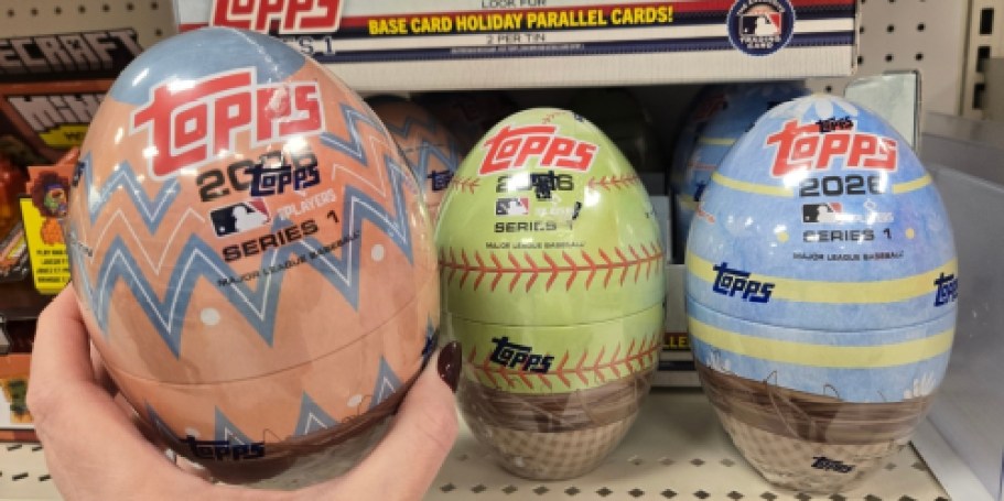 Topps Baseball Card Easter Egg with 50+ Cards Just $14.99 on Target.com (Fun for Easter Baskets)