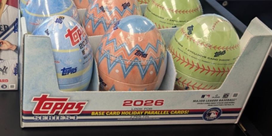 Topps Baseball Card Easter Eggs Only $14.97 on Walmart.com | Includes Over 50 Baseball Cards!