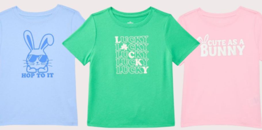 Easter & St. Patrick’s Day Toddler Tees ONLY $3 on Walmart.com
