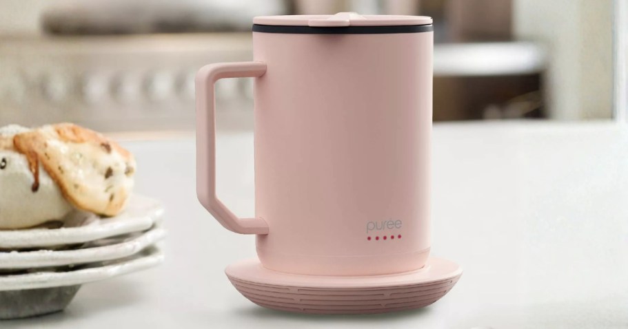 Self-Warming Coffee Mug w/ Coaster & Lid&nbsp;Only $24.99 on Macys.com (Reg. $58)