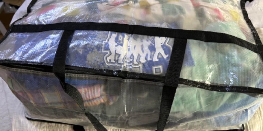 Clear Under Bed Storage Containers 4-Pack Just $10 Shipped for Prime Members