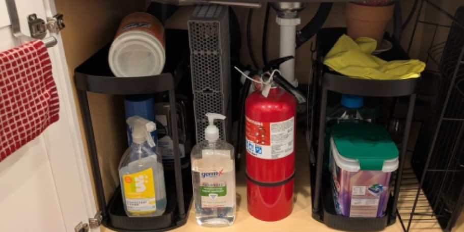 2-Pack Under the Sink Organizers Only $8.99 on Amazon (Reg. $28)