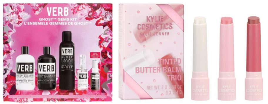 VERB 5-Piece Ghost Gems Kit and Kylie Cosmetics 3-Piece Holiday Tinted Butter Balm Gift Set