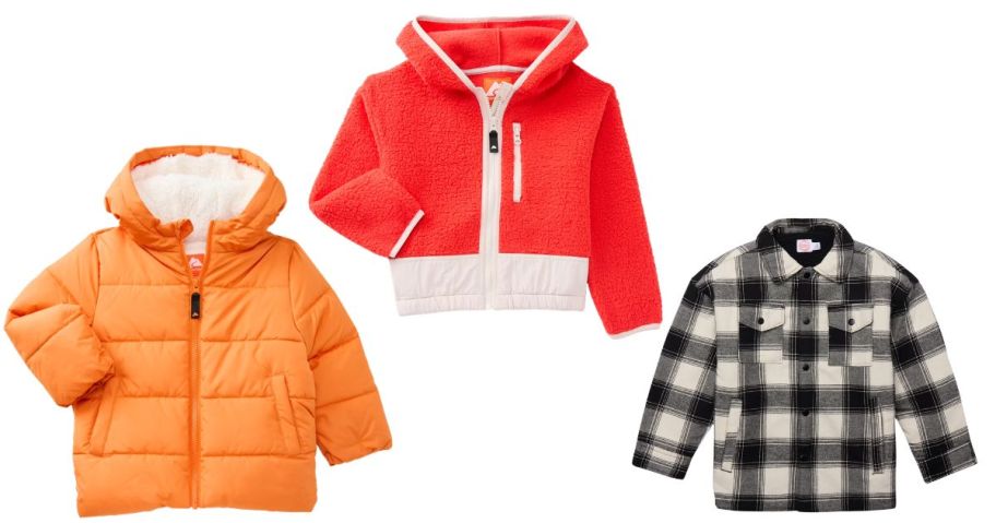 three kids jackets