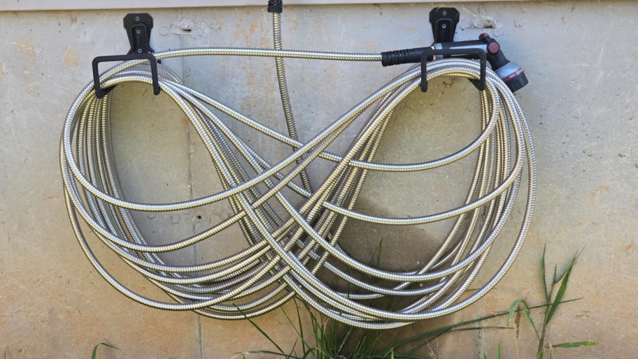 Stainless Steel 50′ Garden Hose w/ Nozzle Just $23.98 on Amazon (Reg. $48)