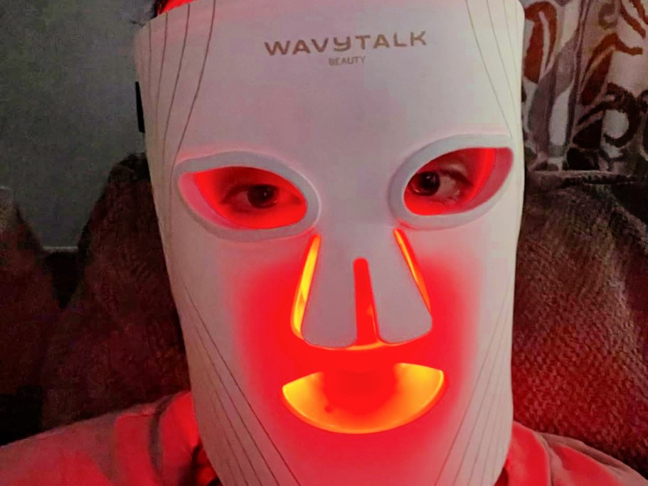 Red Light Therapy Face Mask Just $119.70 Shipped on Amazon | Targets Wrinkles & Pores