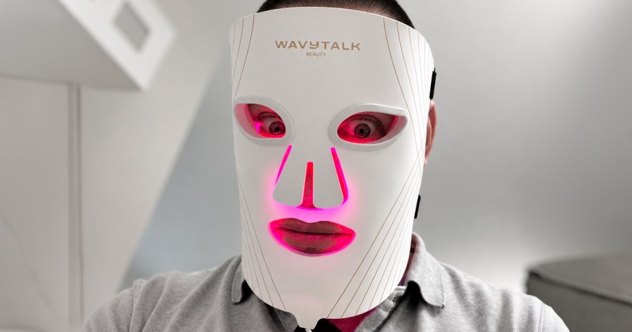 Red Light Therapy Face Mask Just $94.98 Shipped on Amazon | Targets Wrinkles & Pores