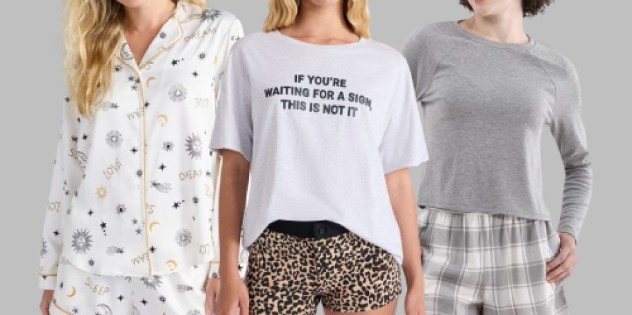 Women’s 2-Piece Pajama Sets from $4.81 on Walmart.com