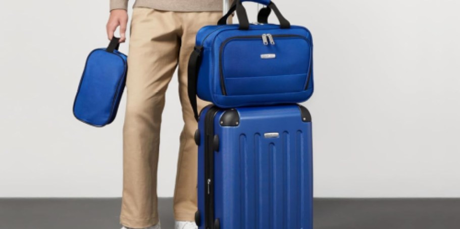 Amazon Basics 3-Piece Luggage Set Just $44.99 Shipped (Reg. $160)