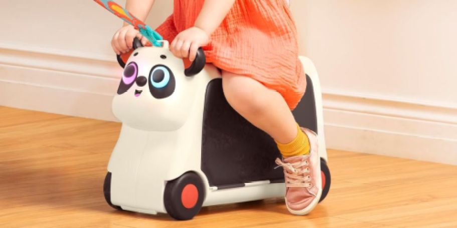 Ride-On Panda Suitcase Only $29 Shipped (+ Save on More Popular Toys!)
