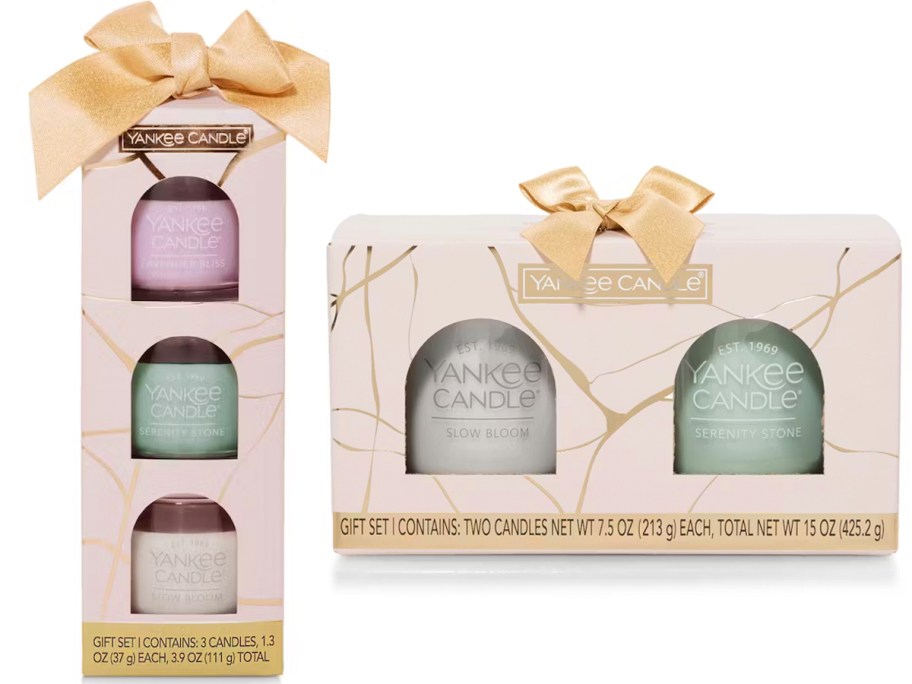 two yankee candle gift sets 