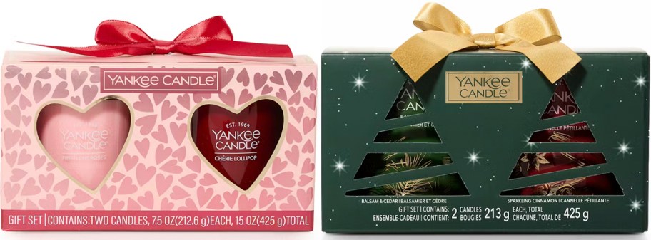 two yankee candle gift sets 