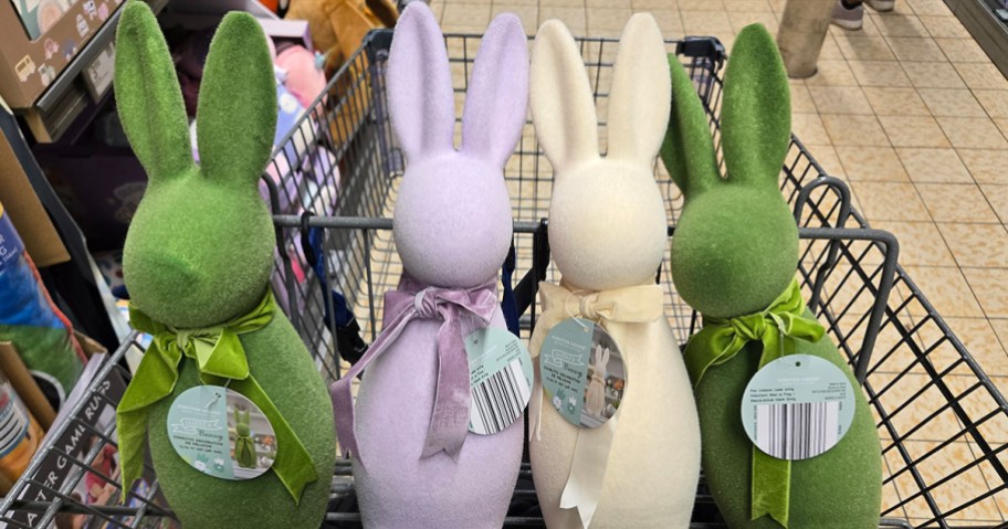 16 Tall Flocked Bunny