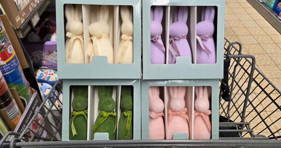 3-Pack of Flocked Bunnies