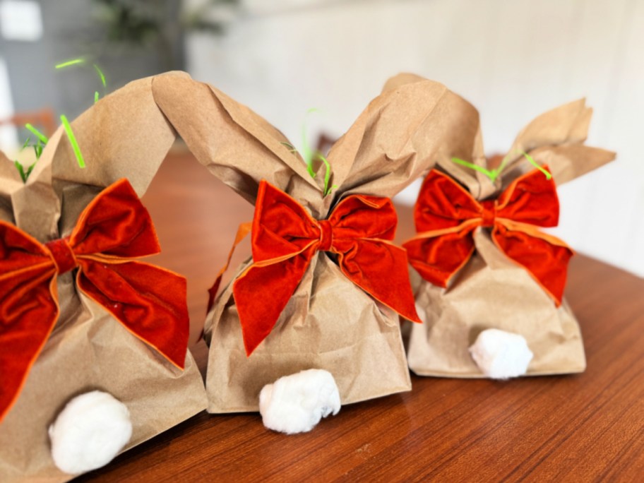 3 diy easter bunny gift bags for treats
