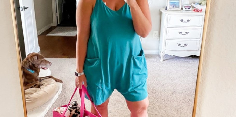 Women’s Sleeveless Rompers w/ Pockets Just $8.99 on Amazon (Reg. $33)
