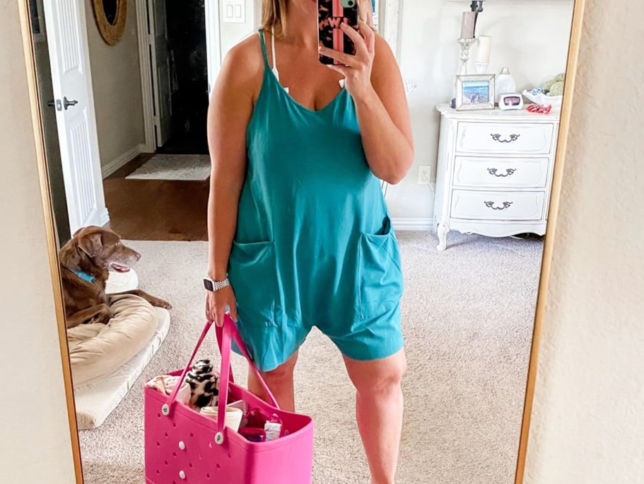 Women’s Sleeveless Rompers w/ Pockets Just $8.99 on Amazon (Reg. $33)