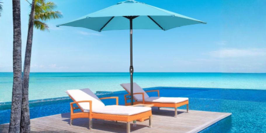 Stay Cool with a 9′ Patio Umbrella for Just $29.99 at Walmart