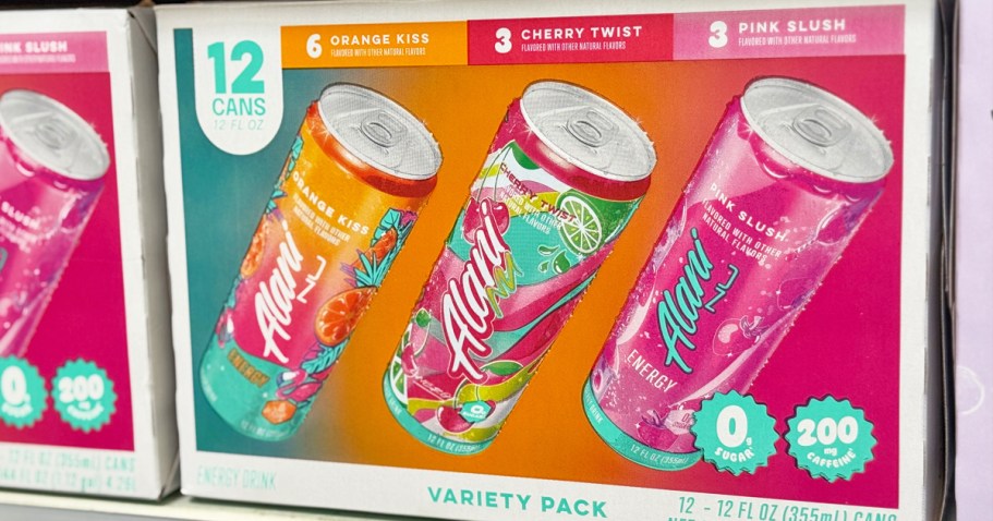 Alani Nu Energy Drink 12-Count Variety Pack Just $16 Shipped for Amazon Prime Members