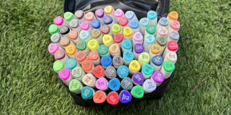 80 Alcohol Markers w/ Storage Case Only $10.49 Shipped on Amazon (Reg. $33)