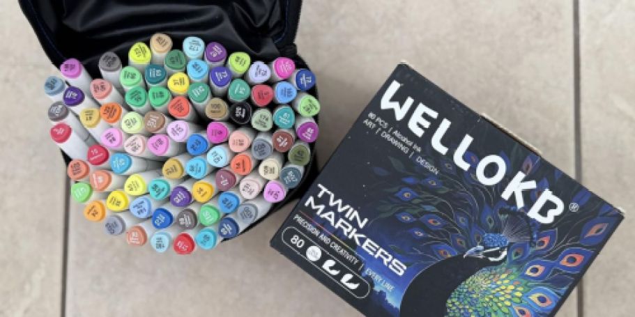 Dual-Tip Alcohol Markers Set Only $12 Shipped on Amazon (80 Colors + Storage Case)