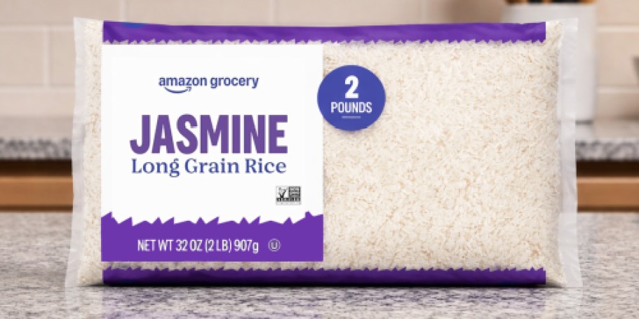 Amazon Grocery Jasmine Rice 2lb Bag Just $2 Shipped