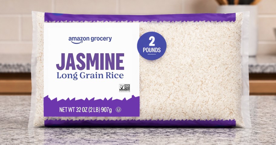 Amazon Grocery Jasmine Rice 2lb Bag Just $2 Shipped
