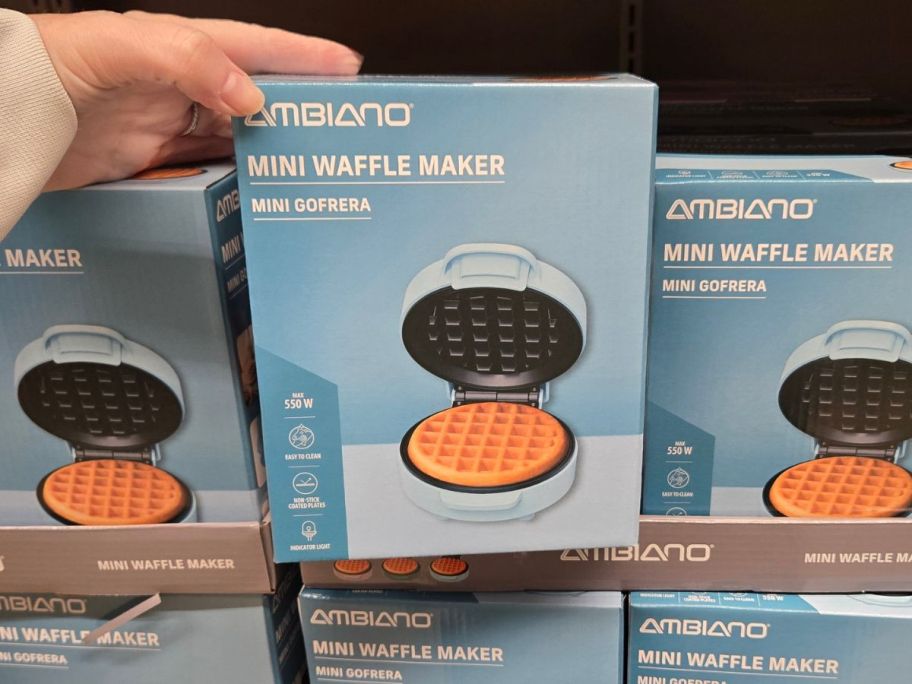 Ambiano Mini Waffle Makers in store