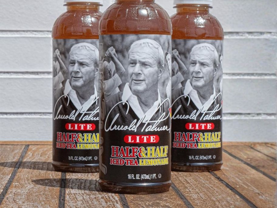 Arizona Arnold Palmer 16oz Bottles on table