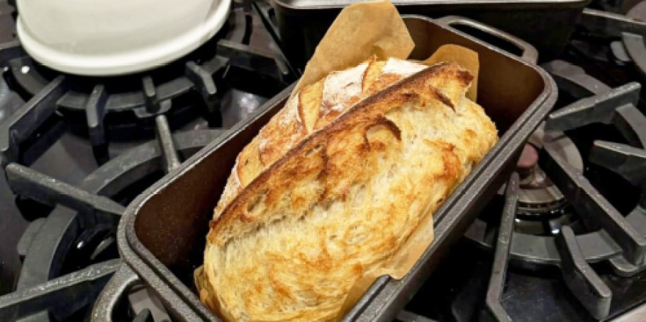 Cast Iron Loaf Pan Only $29.99 on Amazon (Lid Doubles as Second Pan!)