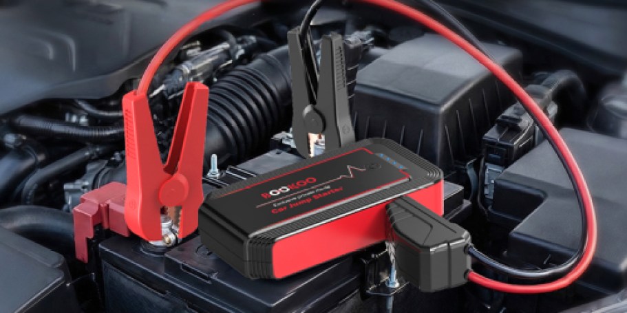 Car Battery Jump Starter w/ Flashlight Just $25 Shipped for Amazon Prime Members (Reg. $44)